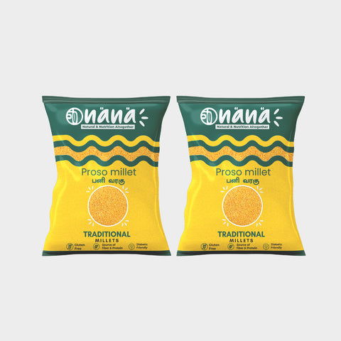 Nana Proso (Pani Varagu | Baragu | Variga) Millets Pack Of 2 x 500gms - 1kg